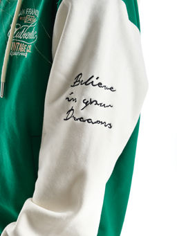 Толстовка с капюшоном с принтом 33-7647 красный - Mini maxi фото 34