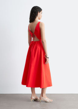 Vestido midi con lazo en la espalda - H&m фото 10
