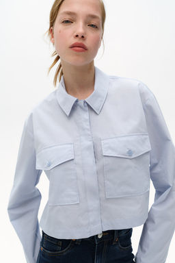 Camisa cargo cropped - H&m фото 2