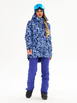 Женская горнолыжная сноубордическая куртка Alpha Endless Ultra Chaleur SNB 423/316_5 Разноцветный  фото 31
