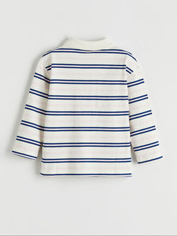 Polo Yaka ?izgili K?z ?ocuk Ti??rt