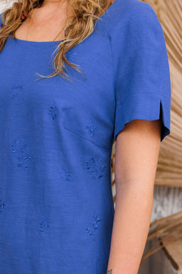 Платье AMORI 9803 василек  фото 3