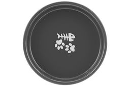 Миска для домашних питомцев 300 мл 12,5*12,5*6 см, с бамбуковой подставкой, темно-серая - Elan gallery фото 8