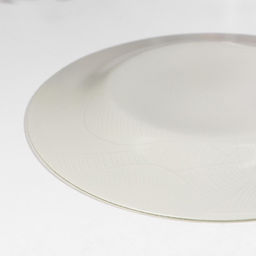 Тарелка стеклянная «Ливс», d=19,5 см, цвет зелёный