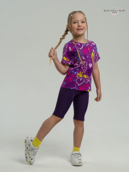 Костюм Актив граффити слива-фиолет - Sovalina фото 16