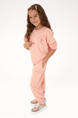 K_z _ocuk Somon Pijama Tak_m_ Sepette S_rpriz _ndirim - U.s. polo assn фото 8