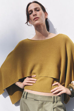 LAYERED KNIT TOP - Zara фото 2