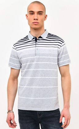 Футболка-поло F511-07-173b grey - Fine joyce фото 9