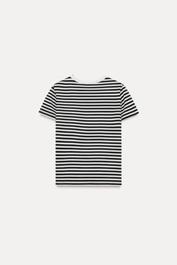 SHORT SLEEVE INTERLOCK T-SHIRT - Zara фото 17