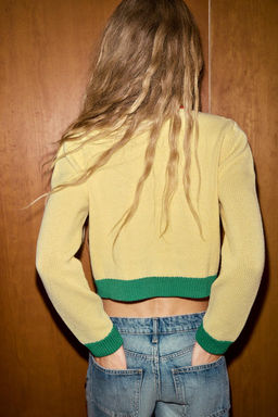 COLOUR BLOCK CARDIGAN - Zara фото 5