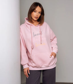 Худи #КТ3628 (1), пудровый