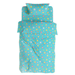 Пододеяльник ясельный 112х147см Совунья 4/1, бязь Комфорт 121г/м2, хлопок 100%, упаковка эконом ПВХ 28х41см, Домашняя мода (Россия)