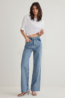 Mavi Tasl? Yuksek Bel Wide Leg Jeans TWOSS25JE00020