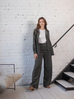 вельветовая рубашка 990-0579 - Трика фото 2