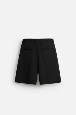 PLEATED RELAXED FIT BERMUDA SHORTS - Zara фото 8