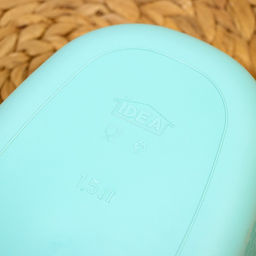 Цена за 2 шт. Миска с крышкой IDEA, 1.5 л, 16.5×28×6.5 см, пластик, голубой