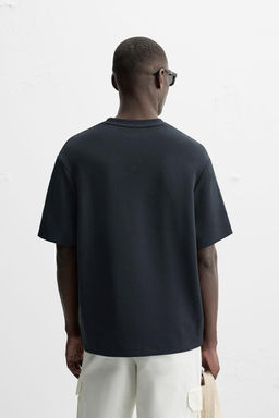 COMPACT PIQUE T-SHIRT - Zara фото 11