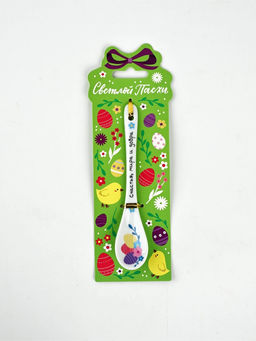 Ложка сувенирная пасхальная Счастья, мира и добра, h=13 см - Simaland фото 2