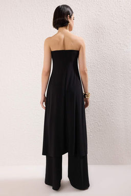 Siyah Kalp Yaka Aksesuar Detayl? Orme Sandy Party Bluz TPRSS25BZ00049 - Trendyolmilla фото 4