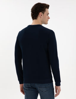 Lacivert Regular Fit Sweatshirt - Pierre cardin фото 5
