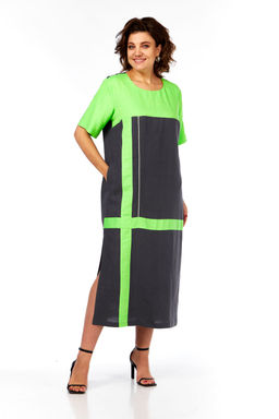 Платье Diamant 2076 зеленый  фото 7