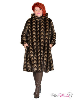 Шубка Модель №1776 размеры 44-84 - Plusmoda фото 3