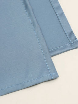 Постельное бельё 1.5-спальное «Этель», тенсель, серо-голубое