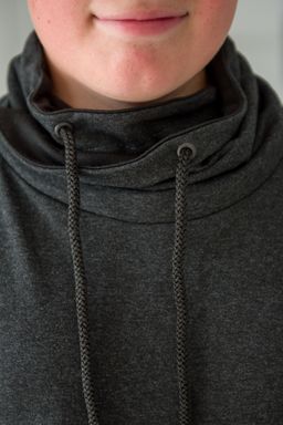 Толстовка подростковая из футера Оскар антрацит - Амадэль фото 9