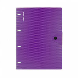 Цена за 16 шт. Тетрадь общая с пластиковой обложкой на кольцах ErichKrause Vivid, ассорти, А4, 80 листов, клетка, на кнопке  фото 6