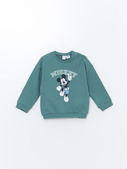 Bisiklet Yaka Uzun Kollu Erkek Bebek Sweatshirt ve E?ofman Alt 2li Tak?m