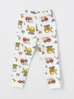 Beli Lastikli Bask?l? Erkek Bebek Pijama Alt - Waikiki фото 2