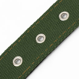 Ошейник брезентовый с подкладом, 72 х 3,5 см, хаки - Пижон фото 6