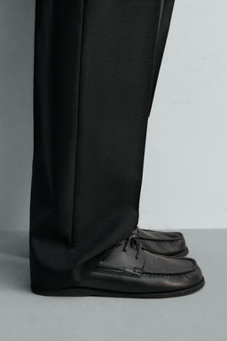 ZAPATO N?UTICO PIEL LIMITED EDITION / Negro - Zara фото 2