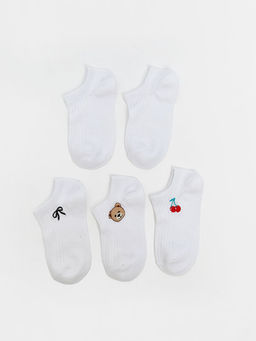 Nak??l? K?z ?ocuk Patik ?orap 5li