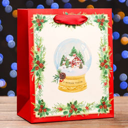 Пакет подарочный Волшебный шар , 18 х 22,3 х 10 см - Simaland фото 2