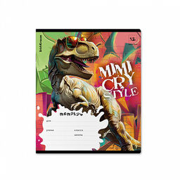 Цена за 10 шт. Тетрадь школьная ученическая ErichKrause Dino Art, 12 листов, линейка (в плёнке по 10 шт.)_MIX-PACK  фото 7