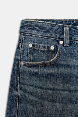JEANS TRF BAGGY BALLOON TIRO MEDIO / Azul medio - Zara фото 8