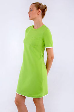 Арт. 8503 Платье женское 42-48 (4 шт) Цвет:салатовый