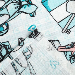 Простыня банная Этель Mint mood 150х180 см, вафля 200г/м2, 100% хл  фото 4