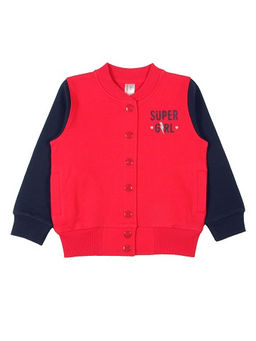 CRB wear/CWK 62264 Куртка для девочки, красный/Ex.Cherubino  фото 3