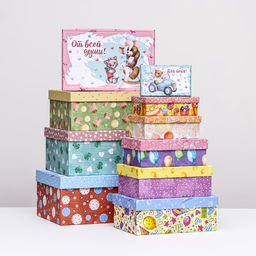 Набор коробок 10 в 1 «Тебе подарок от меня», 32.5×20×12.5 - 12×7×4 см