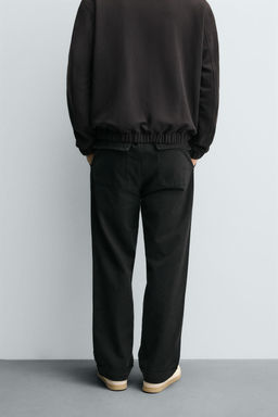 TWILL STRAIGHT-LEG TROUSERS - Zara фото 3