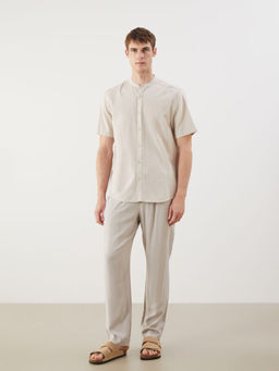 Relaxed Fit Hakim Yaka Erkek G?mlek