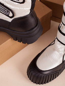 Дутики трендовые зимние на массивной подошве на любой возраст и на холодную зиму YPM8346M - Piniolo фото 4