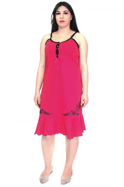 Арт. 5016 Ночная сорочка без рукав кор. Цвет:ассорти - Калинка фото 2