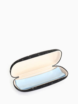 Футляр для очков на хлопушке, с принтом, размер 16×6×3 см, чёрный