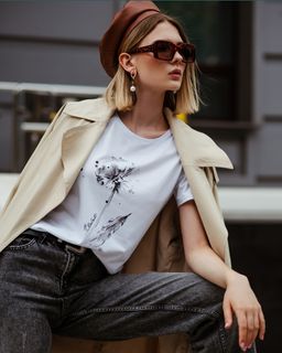 Футболка из хлопка FPP001 - Sahar art lab фото 2