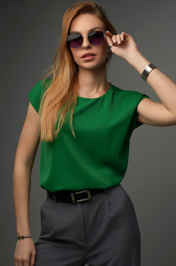 Женская базовая блузка под пиджак Happyfox