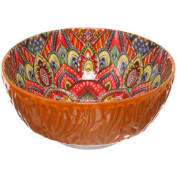 Салатник керамический "Марракеш" оранж 16*7,5см