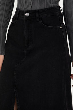 Kad_n Siyah Jean Etek - U.s. polo assn фото 6